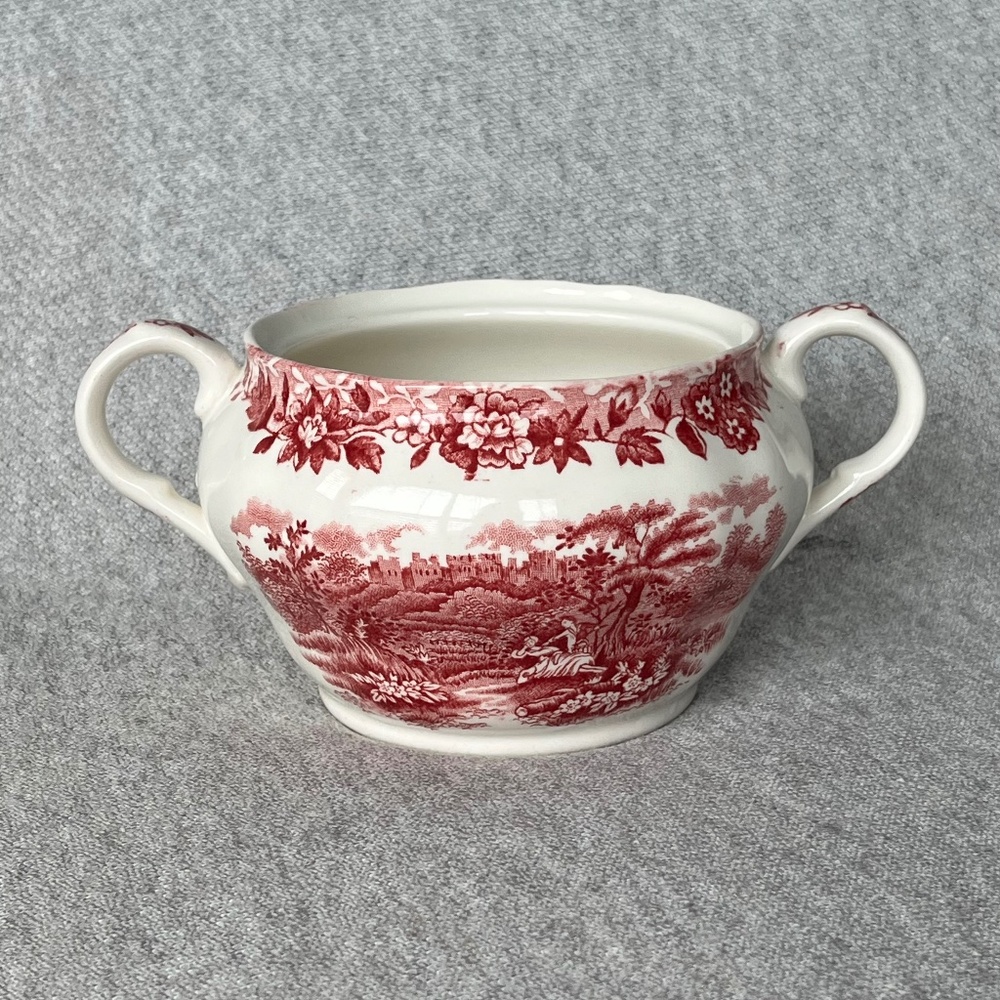 English Vintage Alfred Meakin Open Handle Bowl